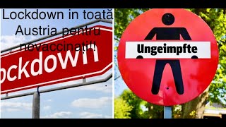 ⛔️Lockdown in toata Austria pentru nevaccinati Toate informatiile⛔️ [upl. by Ennirac]