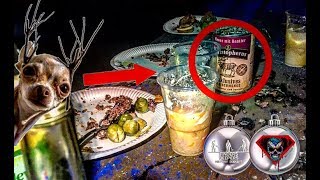 SICK CHRISTMAS DINNER during urban exploration FINDERS BEEPERS [upl. by Pacifa197]