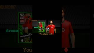 How To Get a Mohamed Salah POTW Card Trick playefootball efootball pes shorts shorts [upl. by Adelind]