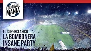 La Bombonera Insane Party  Boca Juniors Amazing Entrance Vs River Plate [upl. by Esaj909]