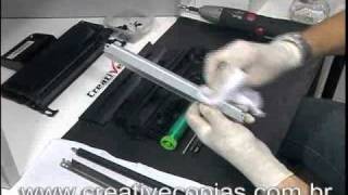 Video Aula Recarga Toner Samsung ML2850 ML2850D ML2851 ML2851ND [upl. by Morly910]