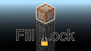 My Favorite Bedrock Command Fill Lock [upl. by Scherman]