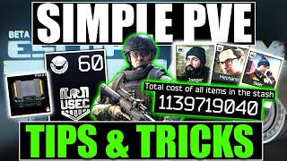 PVE TIPS FOR EASY MONEY  RAIDS Escape From Tarkov PVE [upl. by Ogait]