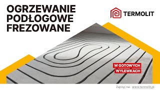 Frezowanie pod ogrzewanie podłogowe w mieszkaniu od dewelopera  Termolit Wrocław [upl. by Greenburg]