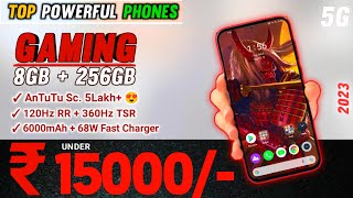 TOP 5 BEST GAMING PHONE UNDER 15000 IN 2023 8GB RAM LATEST BEST GAMING PHONE UNDER 15K FOR FFBGMI [upl. by Ynohtona860]