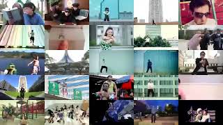 25 quotGangnam Stylequot Parody Mashup Videos In One Go [upl. by Amorita]