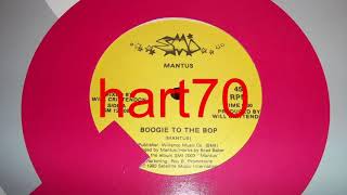 Mantus Boogie To The Bop W DRUM INTRO 12 VERSION [upl. by Lytsirk]