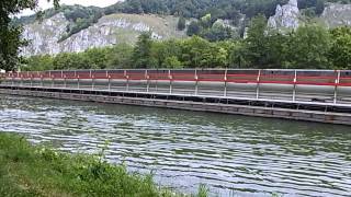 190 Meter Frachtschiff im Main Donau Kanal bei Kelheim [upl. by Shargel]