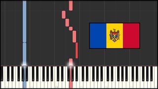 Moldova National Anthem  Limba noastră Piano Tutorial [upl. by Roth]