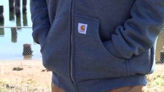 J149 Carhartt Thermal Lined Hooded ZipFront Sweatshirt  Getzscom [upl. by Isus]