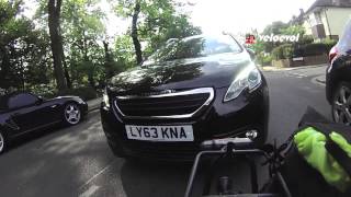 Driver Attempts Vehicular Intimidation Of Cyclist LY63KNA [upl. by Turnbull]