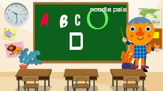 abcd songnoodle and pals learn abcdsuper simple songnoodle amp palsnoodle and pals abcskids song [upl. by Ingmar711]