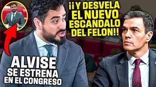 ALVISE PÉREZ se ESTRENA en el CONGRESO🔥¡¡Y REVELA EL NUEVO ESCÁNDALO DE SÁNCHEZ🔥 [upl. by Draw]