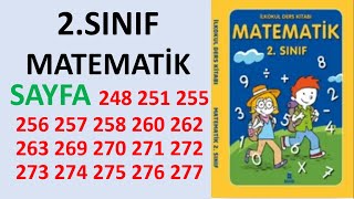 2SINIF MATEMATİK DERS KİTABI SAYFA 248 251 255 256 257 258 260 262 263 269 270 271 272 273 274 275 [upl. by Aneehsak]