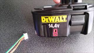 DeWALT 144V XRP Battery Pack Conversion to Lithium 4S LiPo [upl. by Letney]