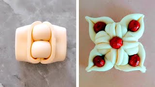 🥰 Satisfying And Yummy Dough Pastry Recipes  241🍞Bread Rolls Bun Shapes Tasty Pasta 1ice Cake [upl. by Litt]