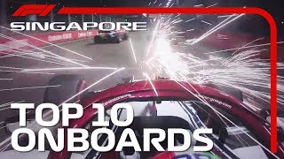 Street Fighting Spark Showers And The Top 10 Onboards  2019 Singapore Grand Prix [upl. by Anawek226]