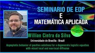 WILLIAN CINTRASESSÃO 101 SEMINARIO DE EDP E MATEMATICA [upl. by Oznarol645]