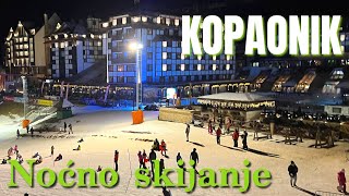 Noćno skijanje  KOPAONIK 2024 Karaman Greben [upl. by Wier]