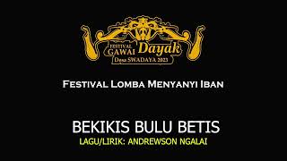 Bekikis Bulu betis  Andrewson Ngalai  Karaoke Pria  KABAN MUSIK STUDIO [upl. by Enyrhtac]