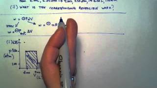 1 step 2 step and REV isothermal expansion of perfect gas [upl. by Fabron]