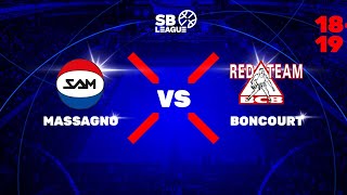 SB League  Day 9 MASSAGNO vs BONCOURT [upl. by Leelaj]