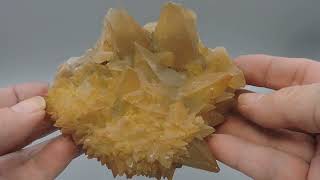 Calcite crystal cluster from Spain – large cabinet size [upl. by Elyn]