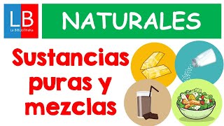 Sustancias PURAS y MEZCLAS para niños ✔👩‍🏫 PRIMARIA [upl. by Aynekat337]