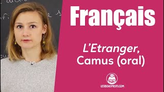 LÉtranger Camus  préparation à loral  Français  1re  Les Bons Profs [upl. by Ammadis]