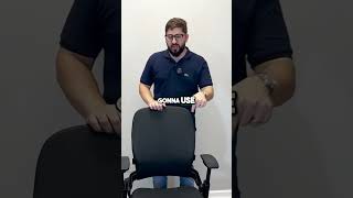 Steelcase Leap V2 chair review and adjustment part 1 [upl. by Laefar313]