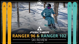 2024 Fischer Ranger 96 and 102 Ski Review with SkiEssentialscom and Bonus Ranger 108 [upl. by Tomkiel]