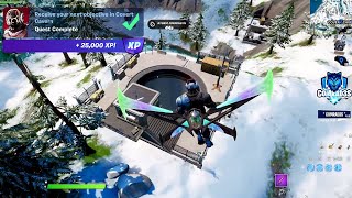 Receive your next objective in Covert Cavern Fortnite Locations [upl. by Ahsilram]