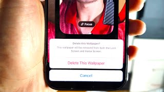 How To Remove Wallpaper on iPhone iOS 17 [upl. by Atiugram]