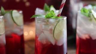 How to Make Cranberry Punch  Drink Recipes  Allrecipescom [upl. by Nosde]