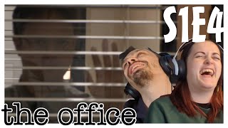 The Office REACTION  Season 1 Episode 4  The Alliance [upl. by Arammahs]