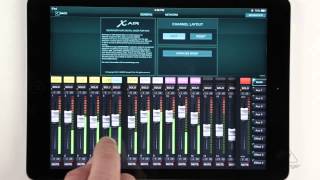 X AIR How To Setup Channel Names amp Fader Layout iPad version 142 and older [upl. by Stockwell]