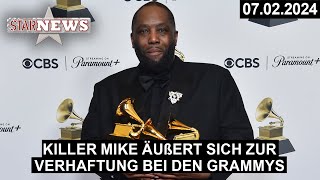 KILLER MIKE äußert sich zur VERHAFTUNG bei den GRAMMYS [upl. by Xonk]