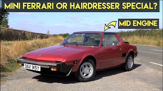 The Worlds First Affordable Mid Engine Car  Worthy Or Best Forgotten Fiat X19 [upl. by Adnirod]