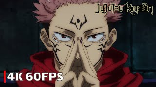 Sukuna vs Special Grade  Full Fight  Jujutsu Kaisen Season 1 Episode 4  4K 60FPS  Eng Sub [upl. by Erbma391]