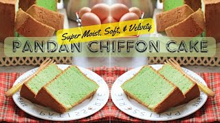 Super Moist Soft amp Velvety Resep Soft Cake and Bolu  Pandan Chiffon Cake by Tintin Rayner Recipe [upl. by Asoramla]