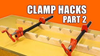 5 Quick Clamp Hacks 2  Woodworking Tips and Trick [upl. by Vance]