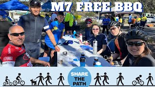 Westlink M7 CYCLEWAY FREE BBQ Breakfast  Saturday 12 November 2022 [upl. by Neelia343]