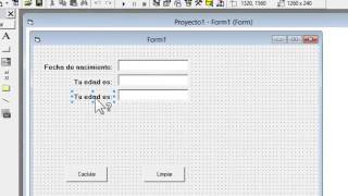 Días meses y años de una persona en VB6 [upl. by Severn]