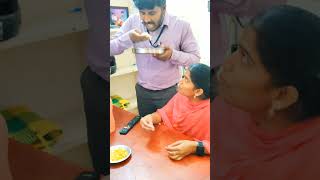 Already late in office time wife ate breakfast for more than 30 minutes shortvideo fun [upl. by Norok]