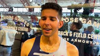 Grant Fisher Breaks 2 Mile American Record With 80362 At Millrose Games [upl. by Chloris]