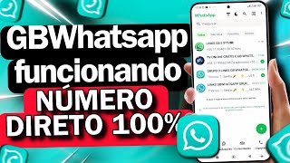 100 RESOLVIDO COMO USAR GB WHATSAPP COM NÚMERO BANIDO  COMO VOLTAR A USAR WHATSAPP GB DEFINITIVO [upl. by Nyladgam]