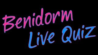 Live Benidorm Quiz [upl. by Stacie717]