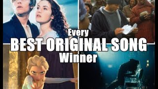 Every Best Original Song Oscar winner 1934  2022 [upl. by Matless]