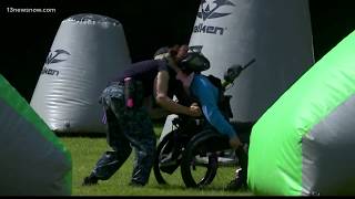 A new way to paintball Adaptive paintball comes to Virginia Beach [upl. by Bander883]