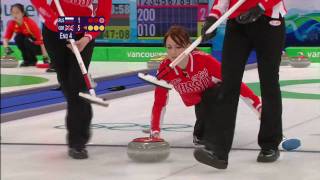 Curling Women RUS vs GBR Complete Event  Vancouver 2010 [upl. by Azeel]